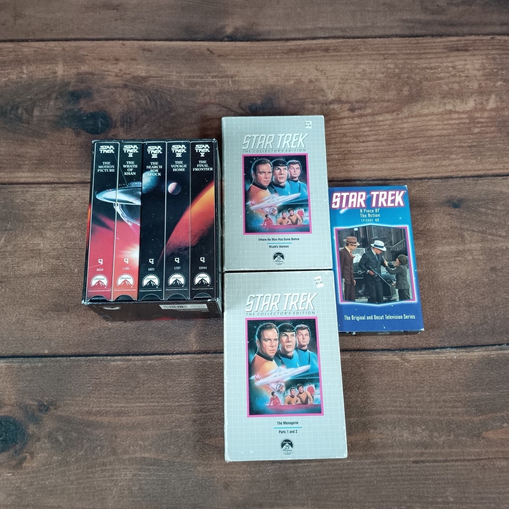 Star Trek VHS Lot - Movies, The Collectors Edition &‎ Original Series